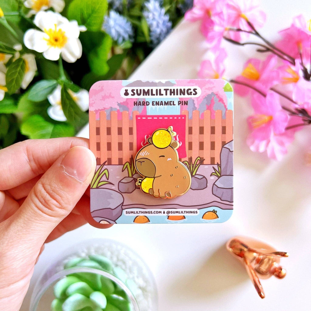 Enamel Pin - Baby Capybara - Art Haus and Co