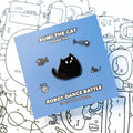 Sumi The Black Cat Enamel Pin - Art Haus and Co