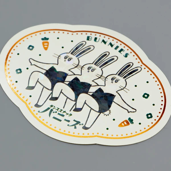 ROKKAKU x ob1toy - Retro Bunnies Sticker