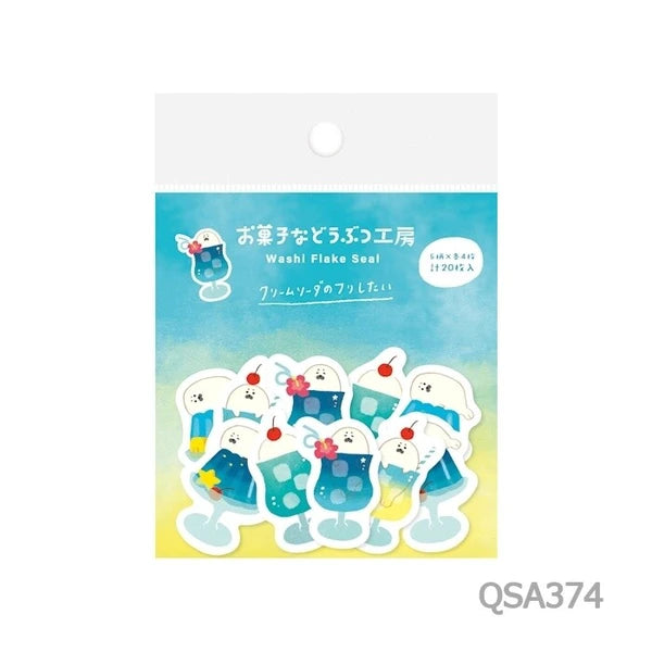 Washi Flake Stickers