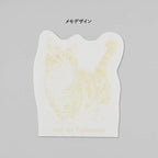 ROKKAKU × 365Cat. Die - Cut Memo Pad - Art Haus and Co