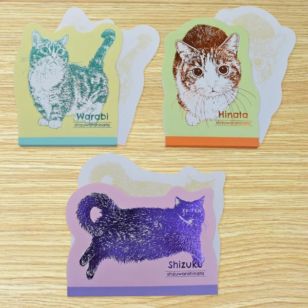 ROKKAKU × 365Cat. Die-Cut Memo Pad
