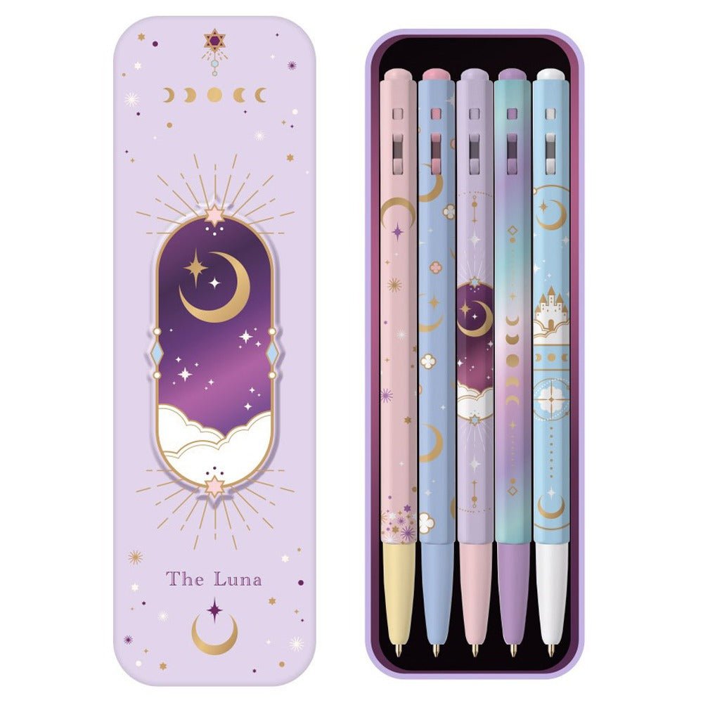 Monami 153 Luna Ballpoint Pen 5-Pen Set - Art Haus and Co