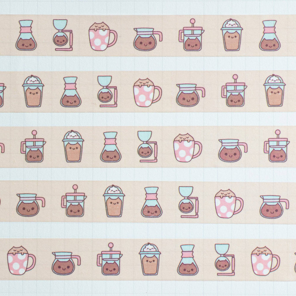 Coffee Cats Washi Tape - Art Haus and Co