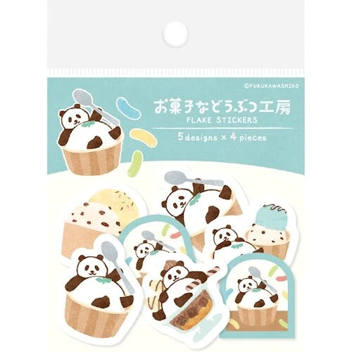 Furukawa Shiko Decoration Vol.3 Sweet Animal Sweets Shop Washi Flake Sticker