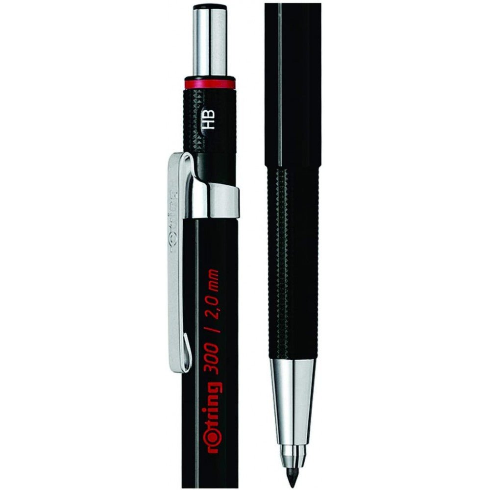 Rotring 300 Clutch Pencil Black (2.0 mm) - Art Haus and Co