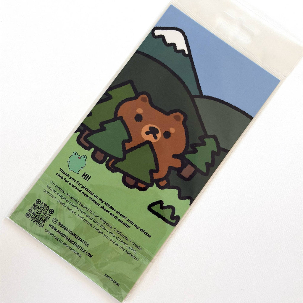 A Bearly Day Planner Sticker Sheet