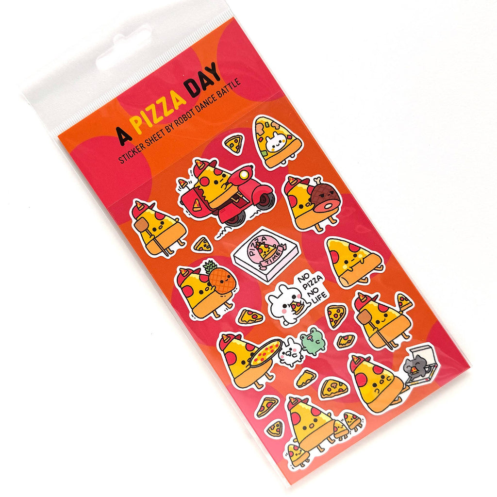 A Pizza Day Planner Sticker Sheet