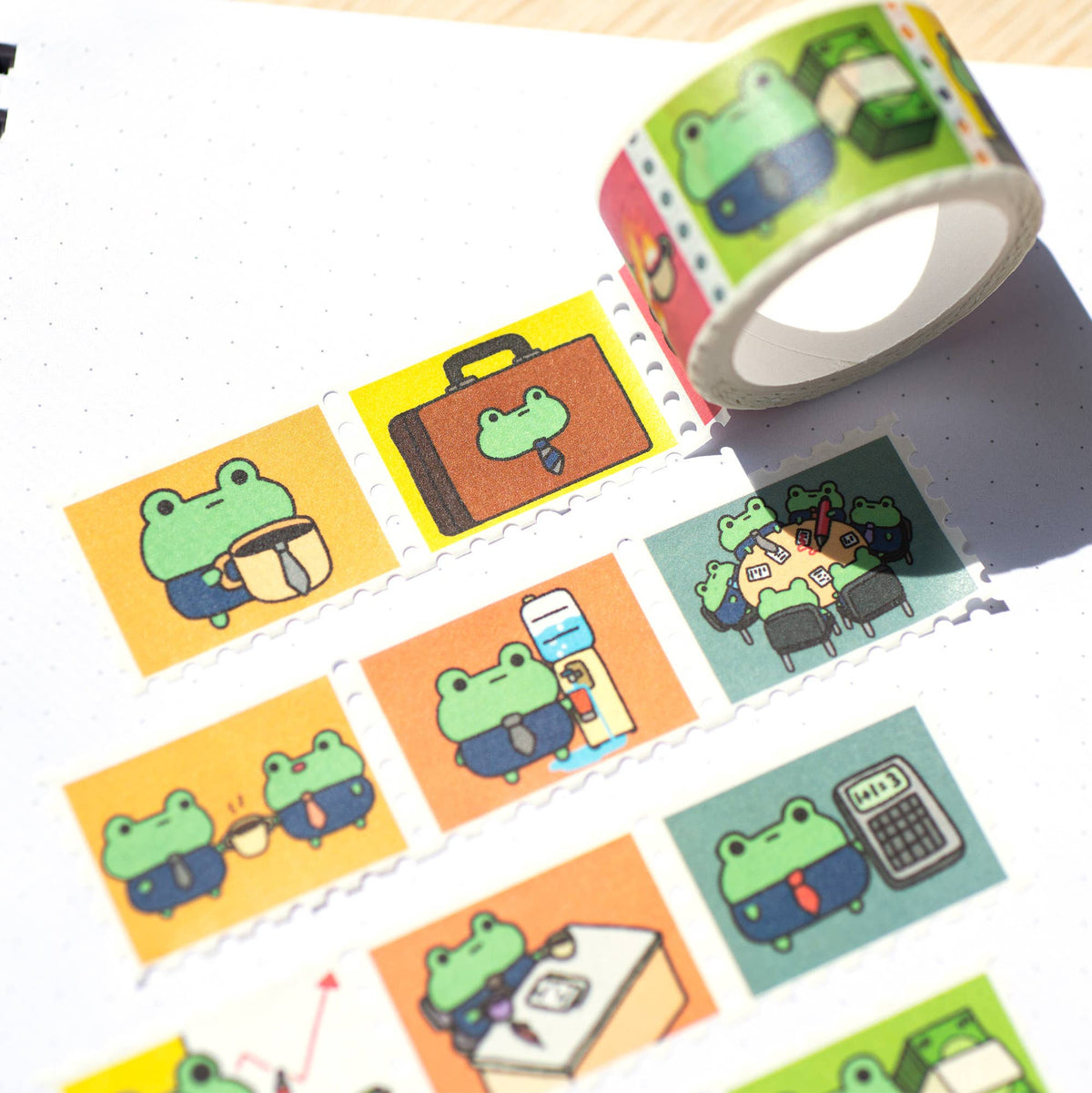 Bizness Frog Stamp Washi Tape - Art Haus and Co