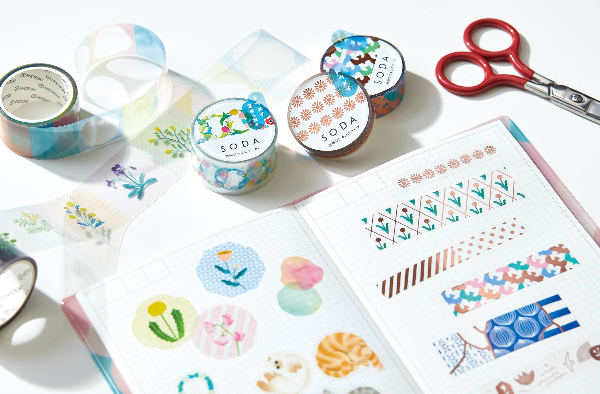SODA Transparent Masking Tape - Glitter - Art Haus and Co