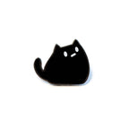 Sumi The Black Cat Enamel Pin - Art Haus and Co
