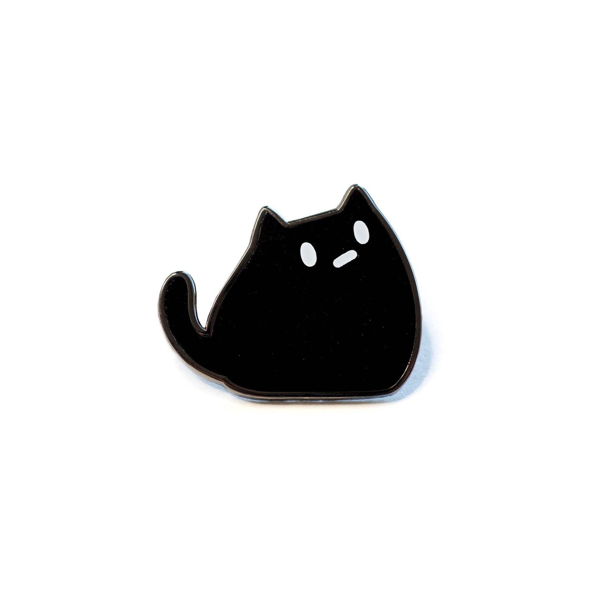 Sumi The Black Cat Enamel Pin - Art Haus and Co