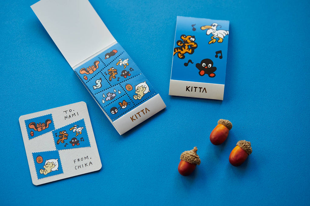 KITTA Portable Washi Decorative Tape - Stamp style - Art Haus and Co
