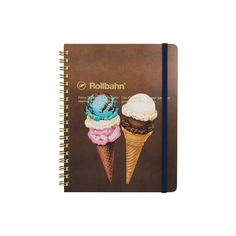 Delfonics Rollbahn "American Sweets" Large Notebook – 5.5" x 7" Grid Paper