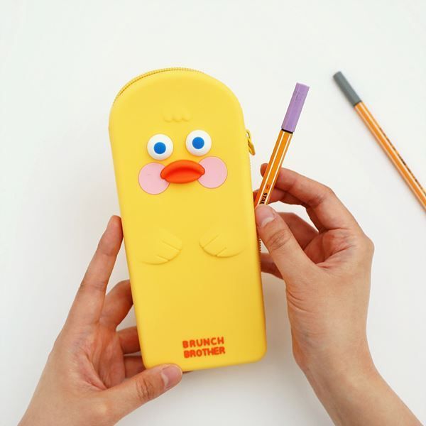 Romane - Brunch Brother Duck Silicon Pencase - Art Haus and Co