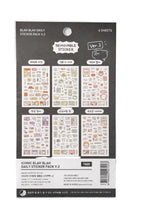 Blah Blah Daily Sticker 6pk - Art Haus and Co