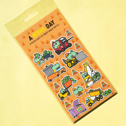 A Work Day Planner Sticker Sheet - Art Haus and Co