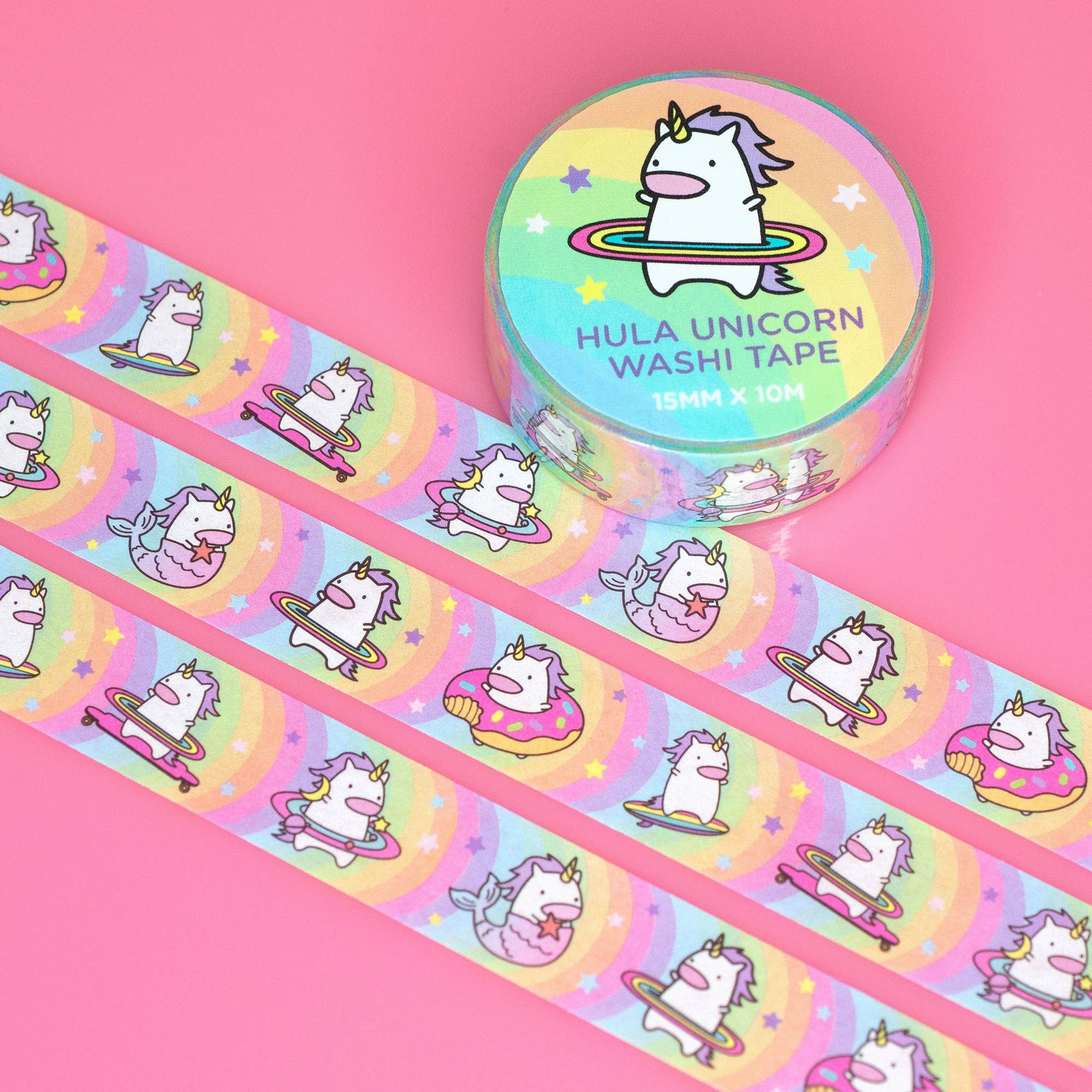 Hula Unicorn Washi Tape