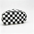 Checkerboard Print Pencil Pouch