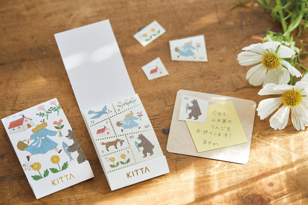 KITTA Portable Washi Decorative Tape - Stamp style - Art Haus and Co