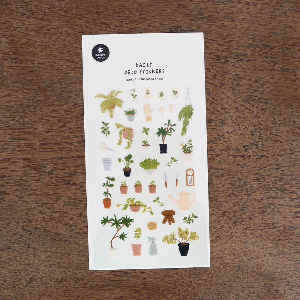 Little Plant Shop Sticker Sheet