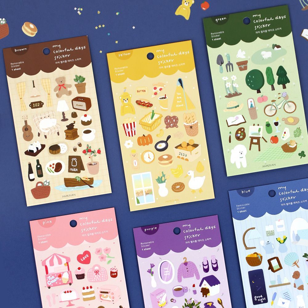 Paperian My Colorful Days Stickers