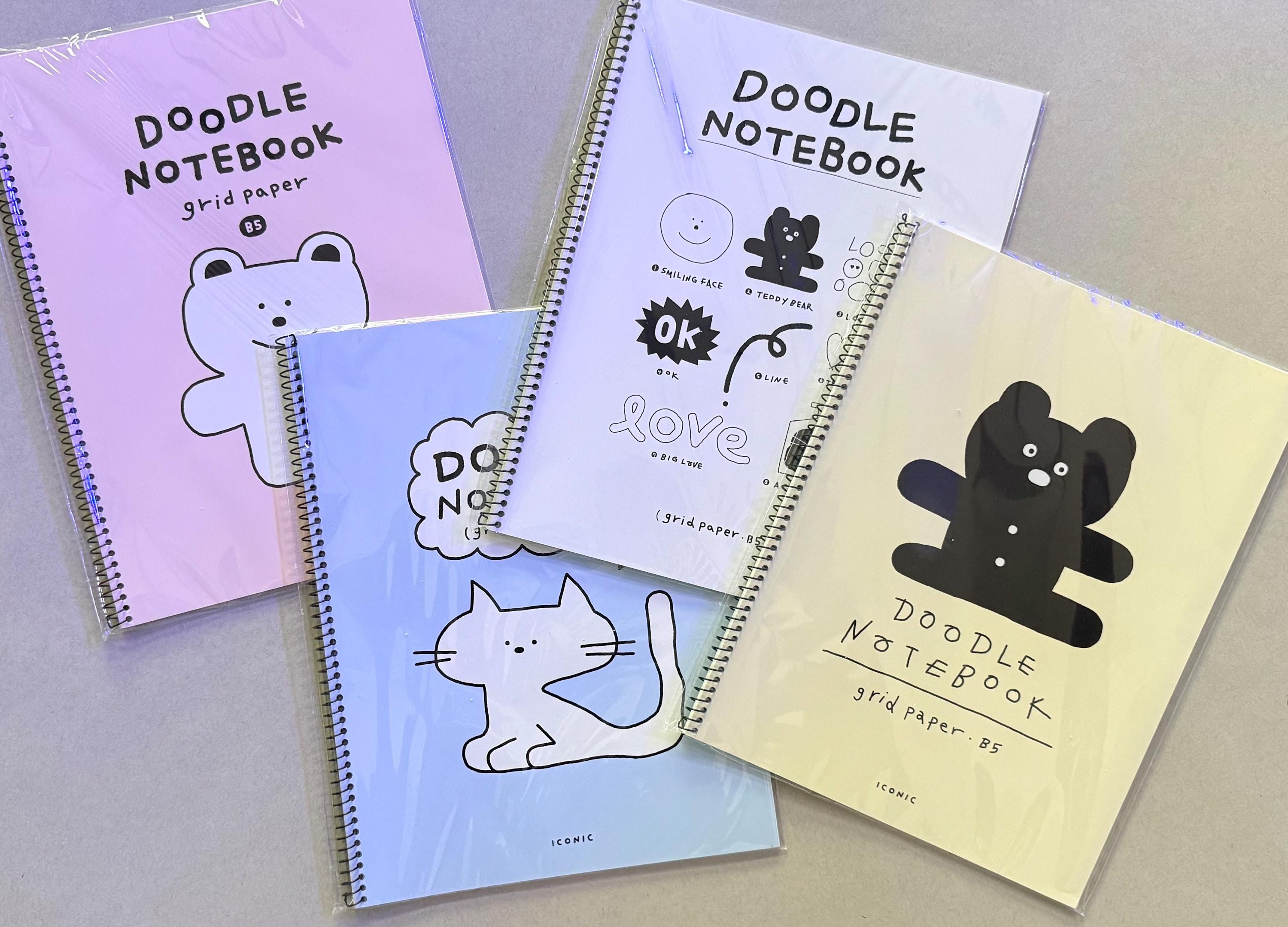 Doodle Grid Notebook