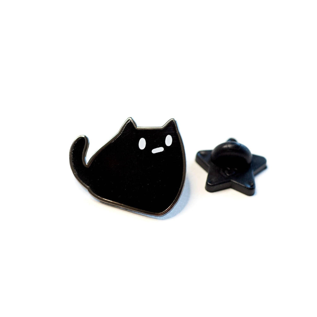Sumi The Black Cat Enamel Pin - Art Haus and Co