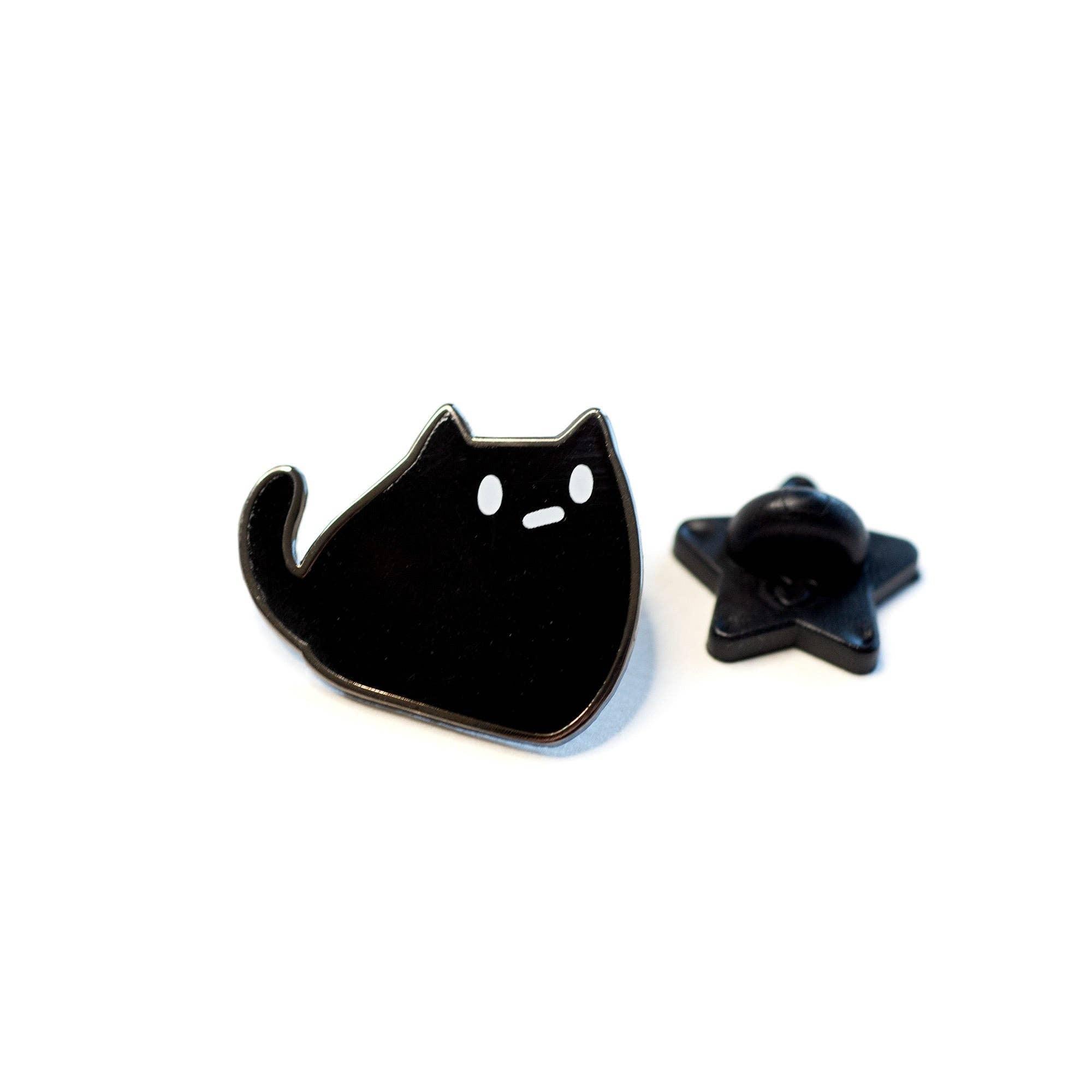 Sumi The Black Cat Enamel Pin - Art Haus and Co