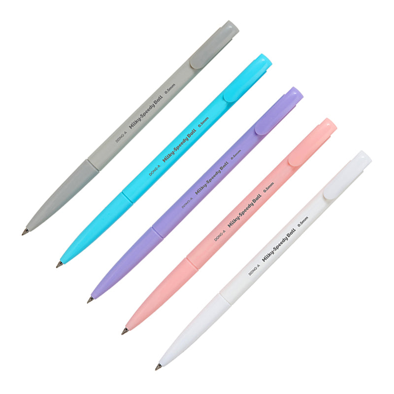 Dong-a Milky Speedy Ball Ballpoint Pen Set