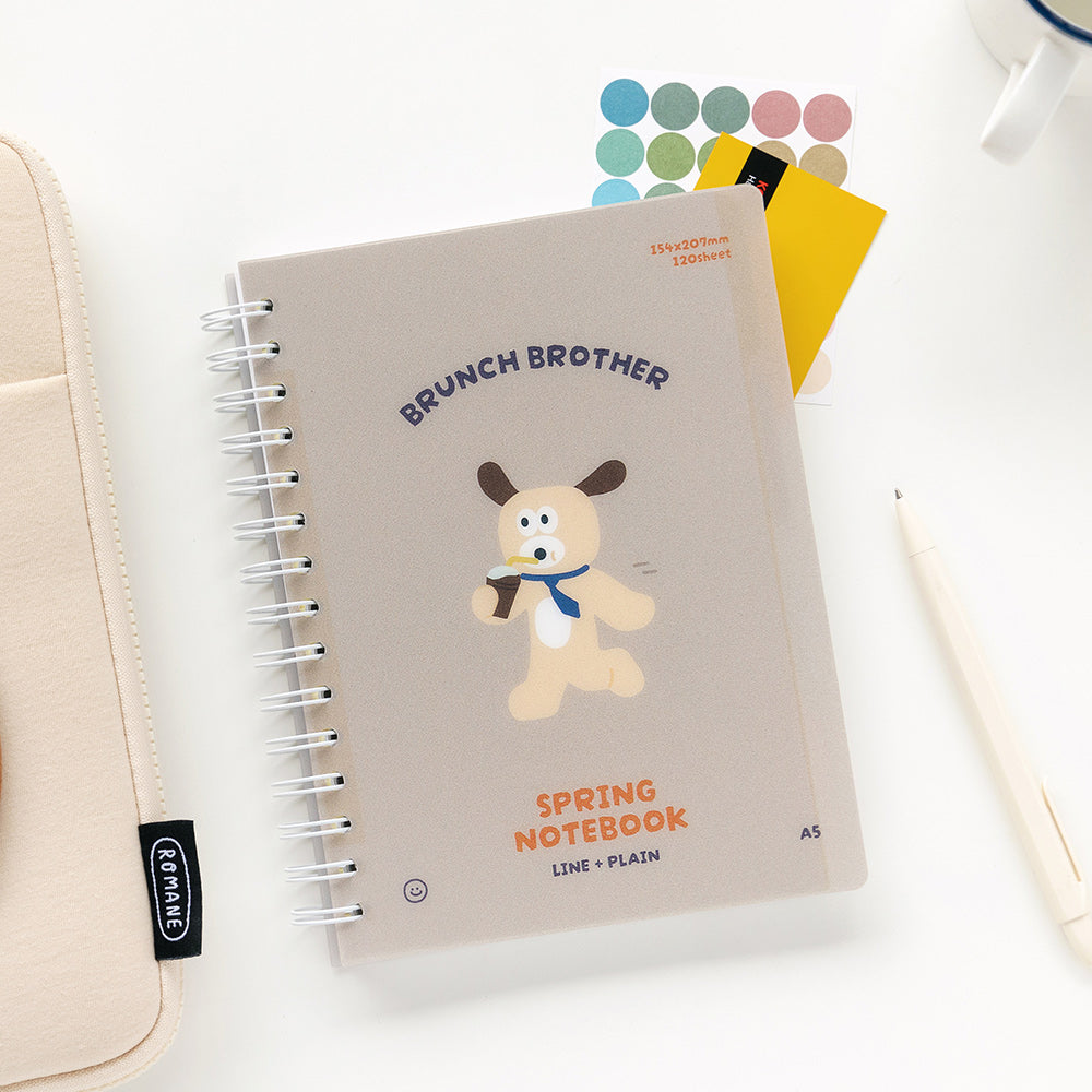 Romane - Brunch Brother PP Index A5 Notebook