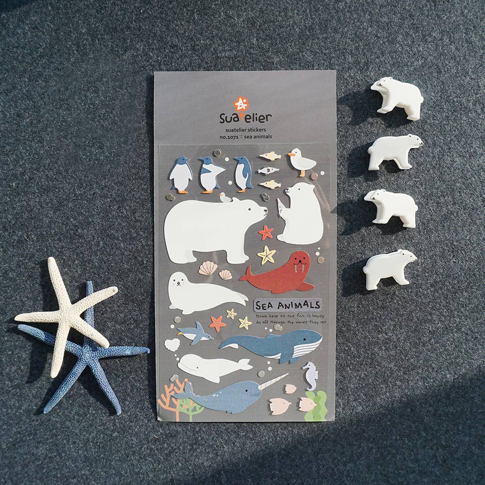 Sea Animals Sticker Sheet