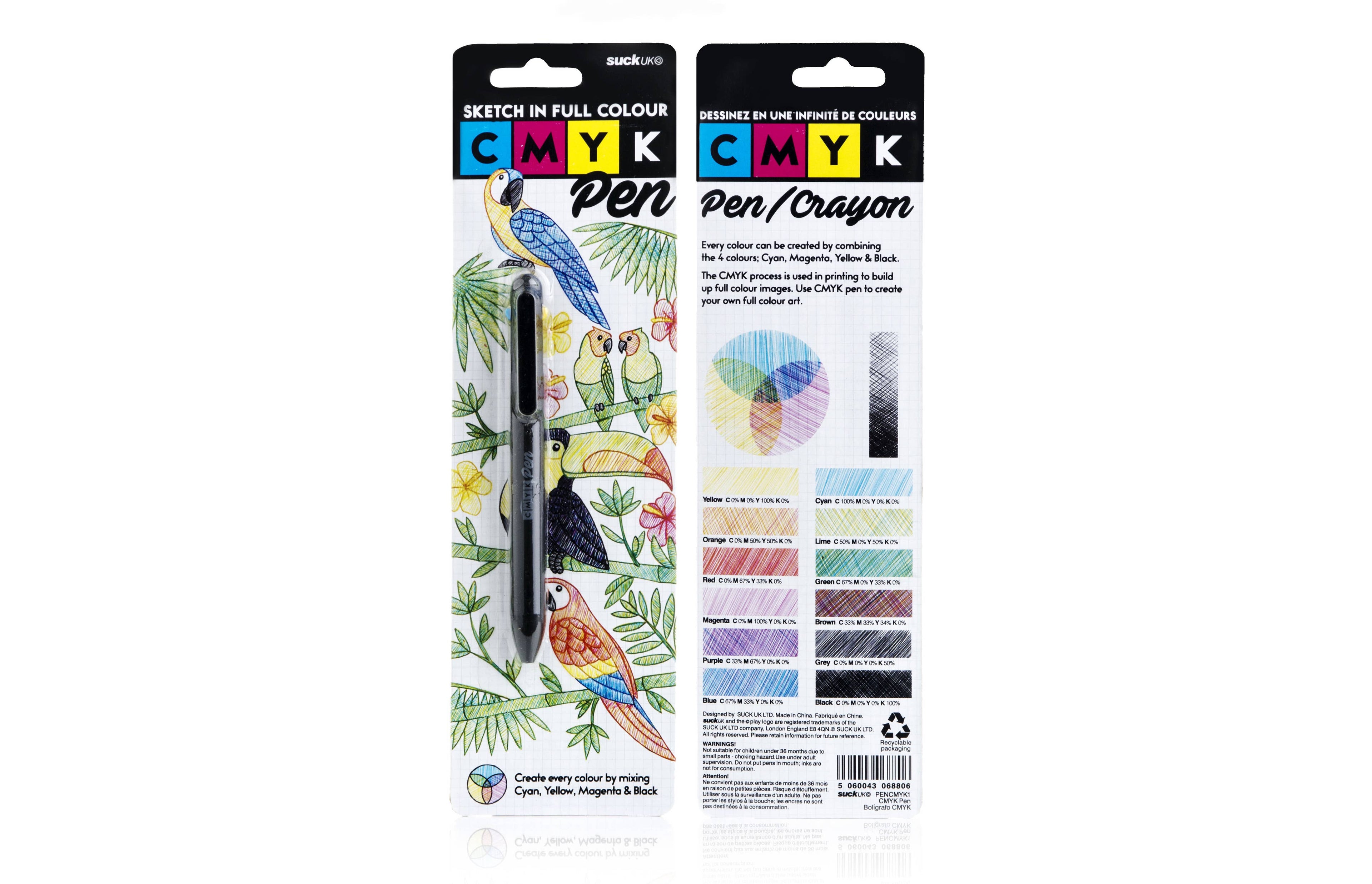 CMYK Pen - Sketch in full colour