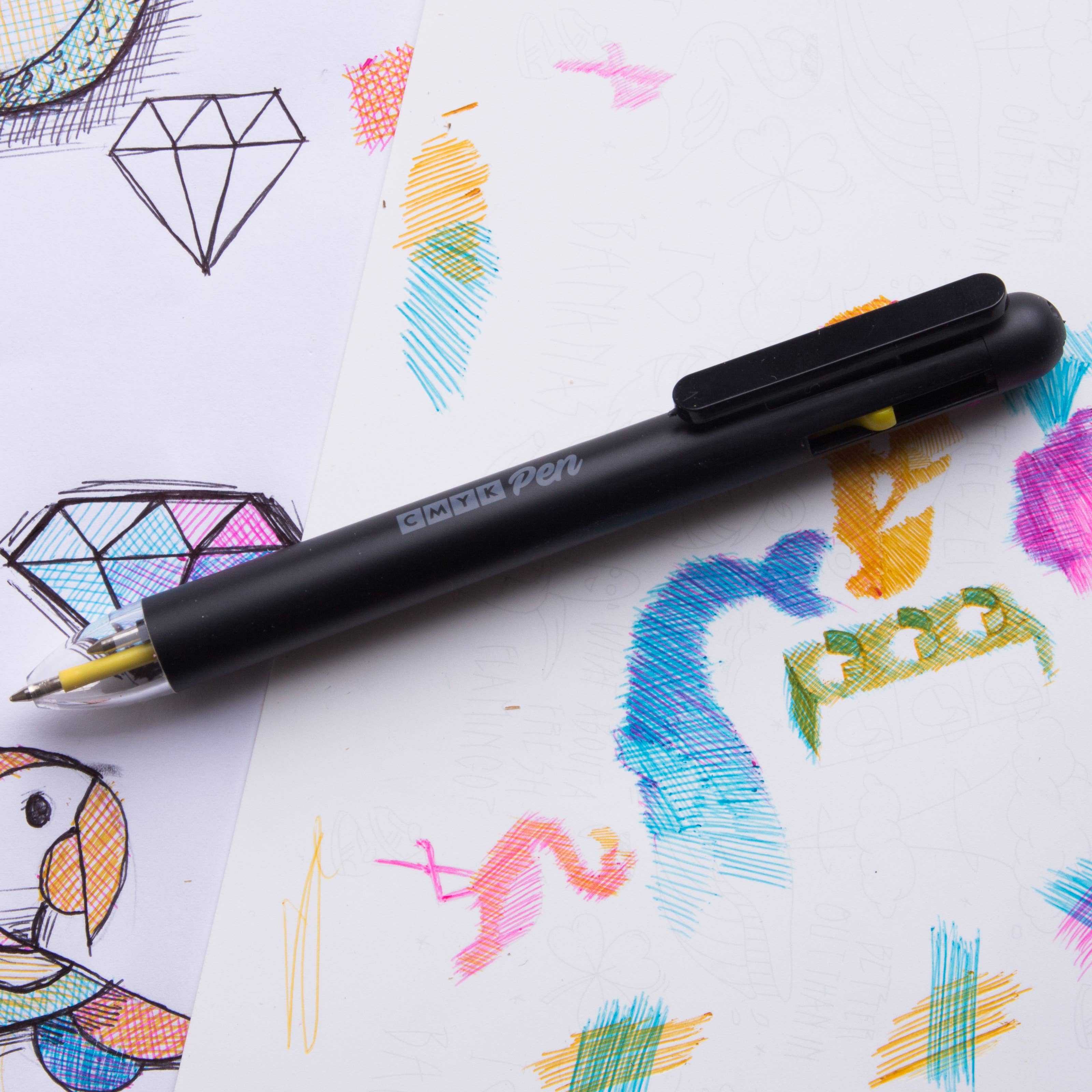 CMYK Pen - Sketch in full colour