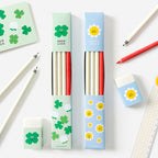 Bookfriends Smile Pencil & Eraser Set