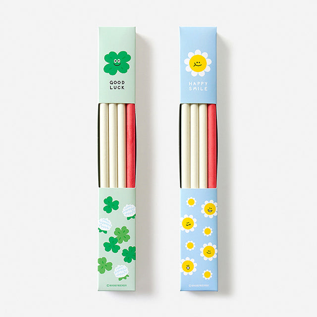 Bookfriends Smile Pencil & Eraser Set