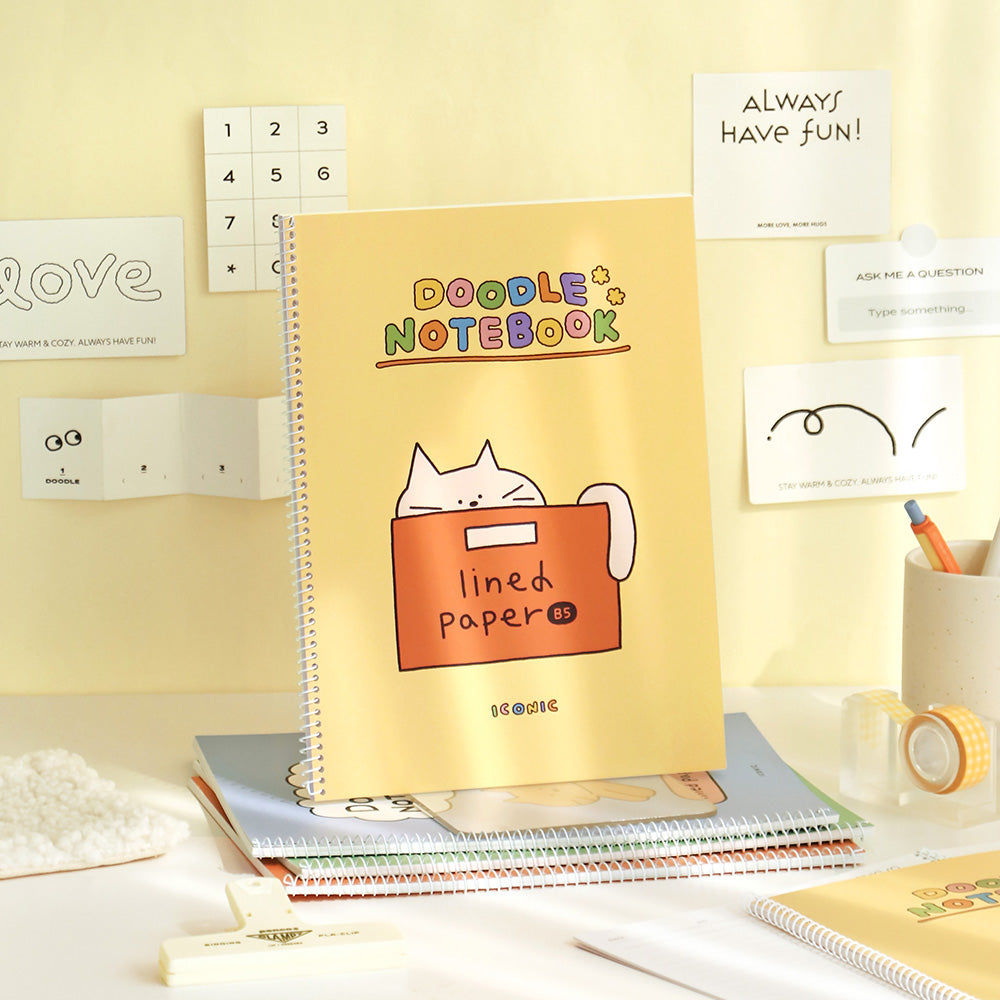 Iconic Doodle Line Notebook (B5)