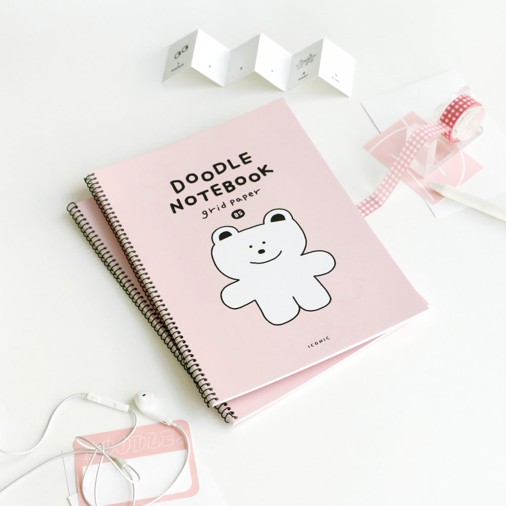 Doodle Grid Notebook