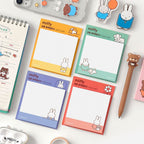 Official Miffy Simple Sticky Notes - 4 Colors Available - Art Haus and Co