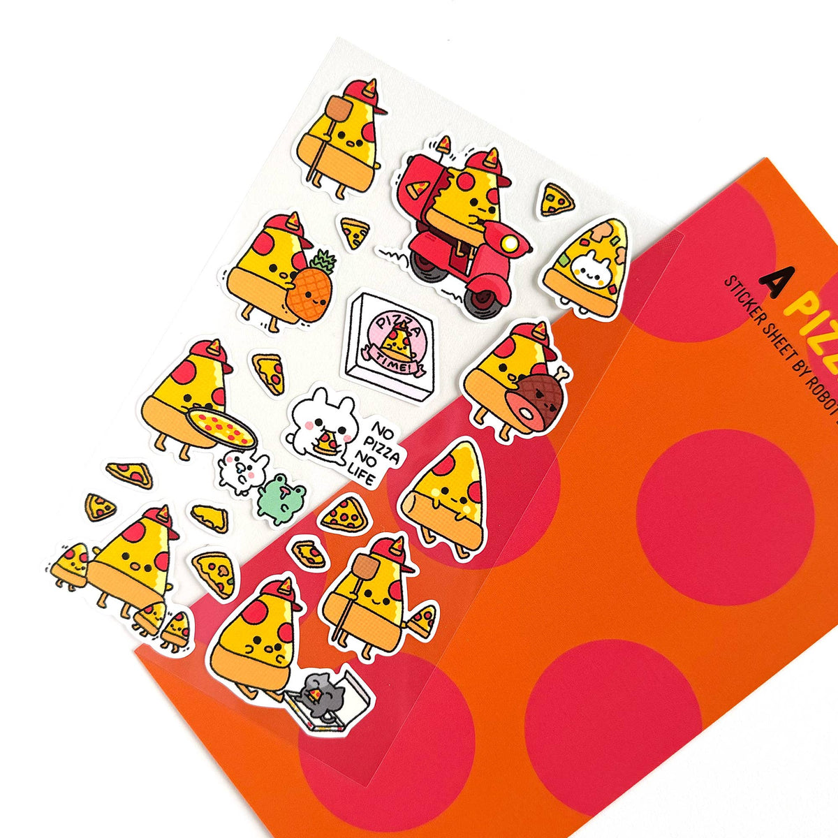 A Pizza Day Planner Sticker Sheet