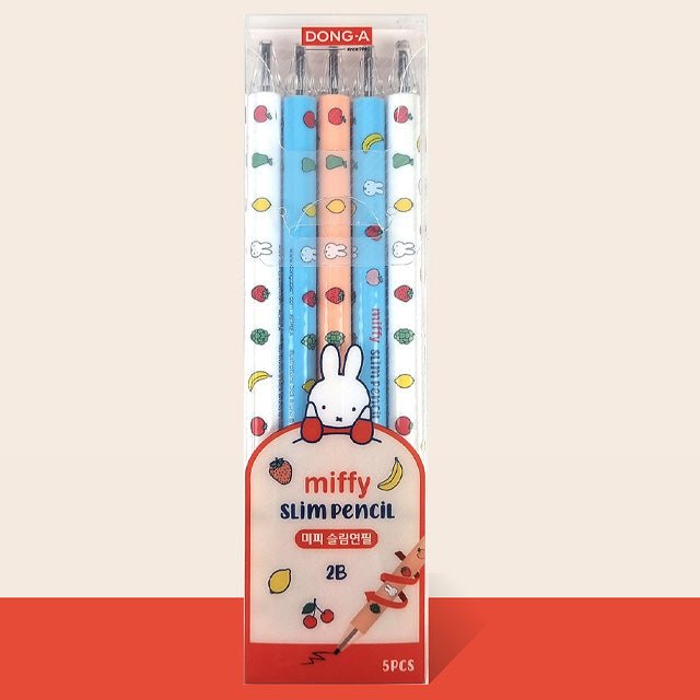Official Miffy 5 - Pack 2B Pencil Set - Art Haus and Co