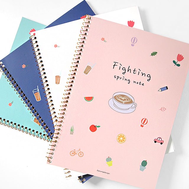 2young Fighting Spring Notebook - Art Haus and Co