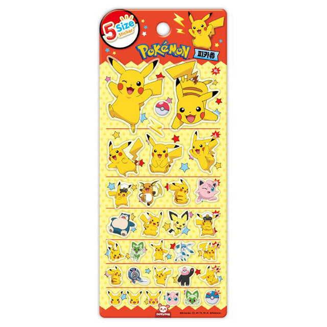 Pokémon 5-Size Sticker