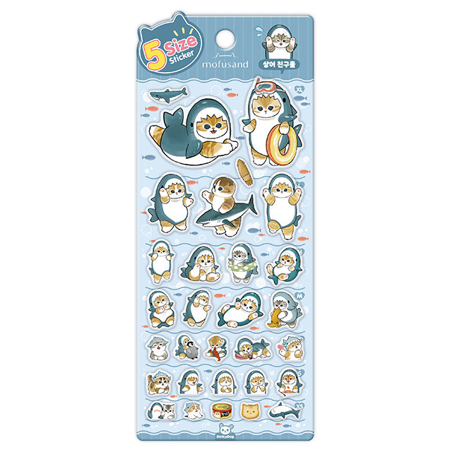 Mofusand 5-Size Stickers
