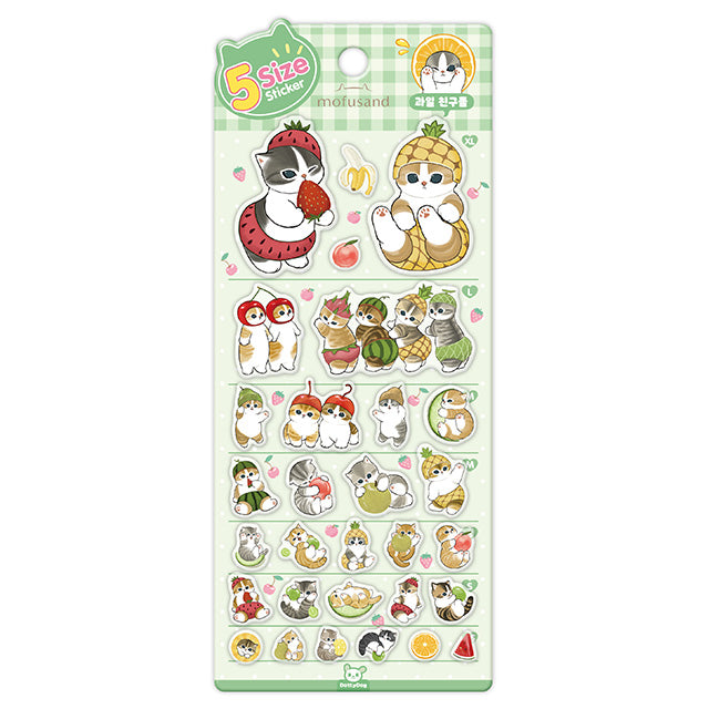 Mofusand 5-Size Stickers