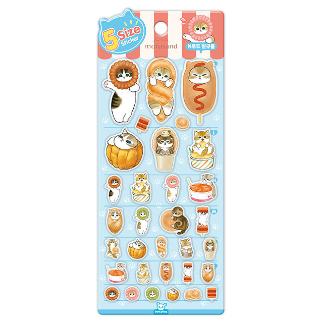 Mofusand 5-Size Stickers