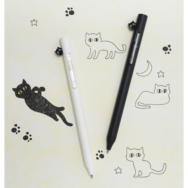 Oval HI & SEE Knock-Type Gel Pen