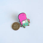 Ice Cream Robot Enamel Pin - Art Haus and Co