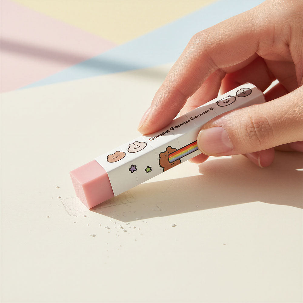 Teddy Bear Slim Eraser