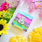 Enamel Pin - Yeti Bunny with Ice Cream - Art Haus and Co